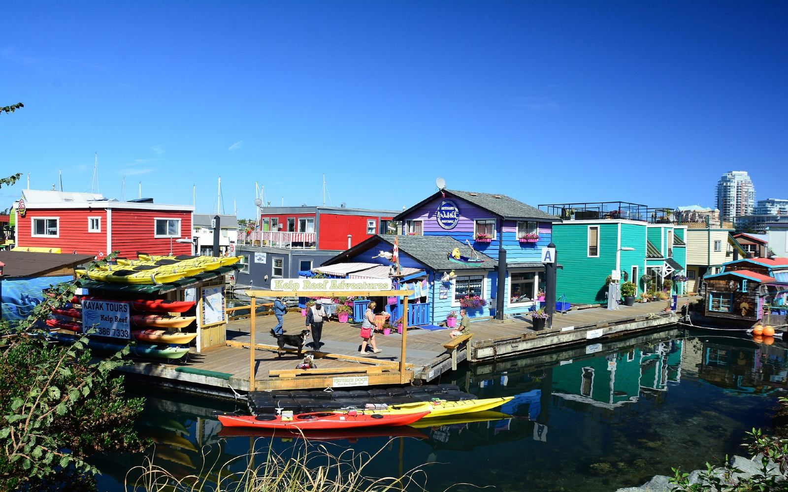 A photo of Victoria's Fisherman's Wharf