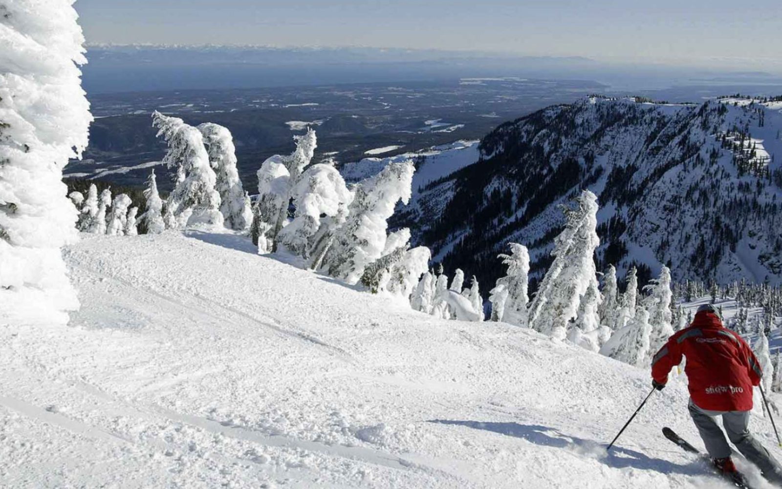 skiing on mt. washington, one of the best things to do near victoria in january.