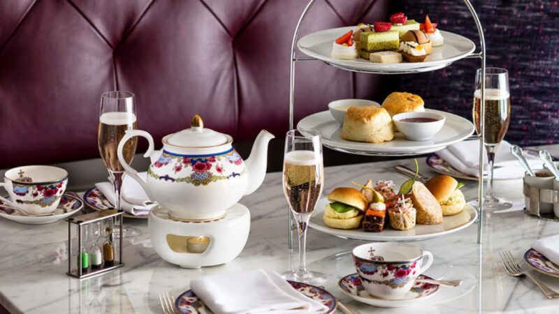 The best place to get high tea in Victoria BC, the Empress Hotel.